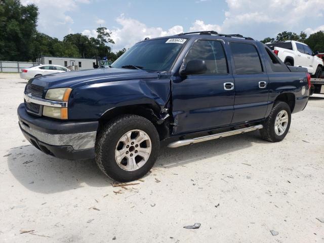 3GNEC12T34G287515 - 2004 CHEVROLET AVALANCHE C1500 BLUE photo 1