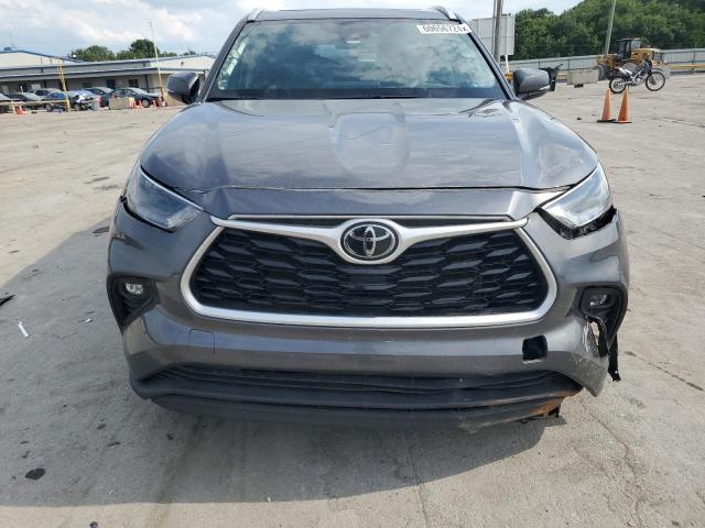 5TDGZRBH9NS588044 - 2022 TOYOTA HIGHLANDER XLE GRAY photo 5