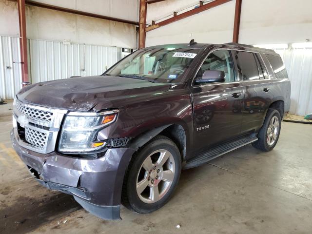 1GNSCAKC6FR725434 - 2015 CHEVROLET TAHOE C1500  LS GRAY photo 1