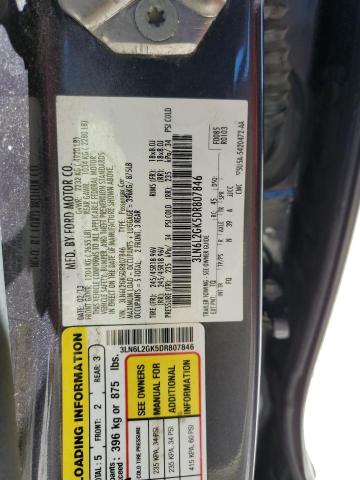 3LN6L2GK5DR807846 - 2013 LINCOLN MKZ BLUE photo 10