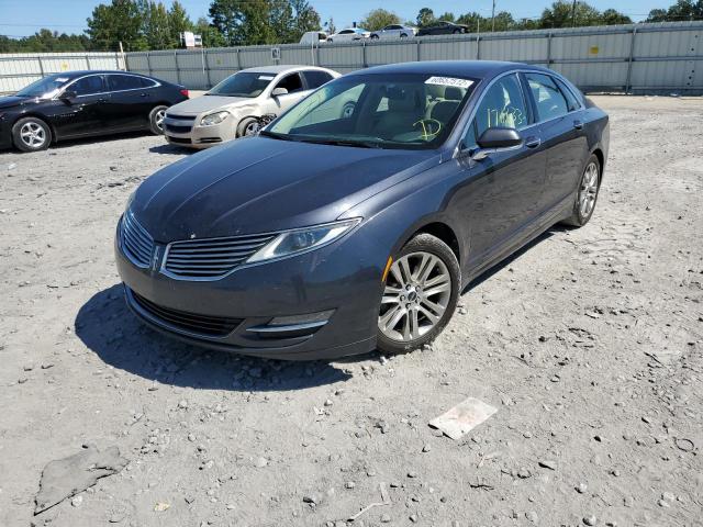3LN6L2GK5DR807846 - 2013 LINCOLN MKZ BLUE photo 2