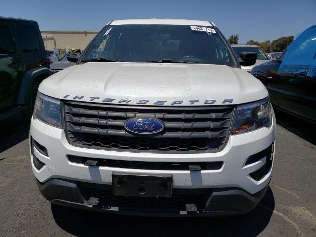 1FM5K8AR5GGB81315 - 2016 FORD EXPLORER POLICE INTERCEPTOR WHITE photo 5