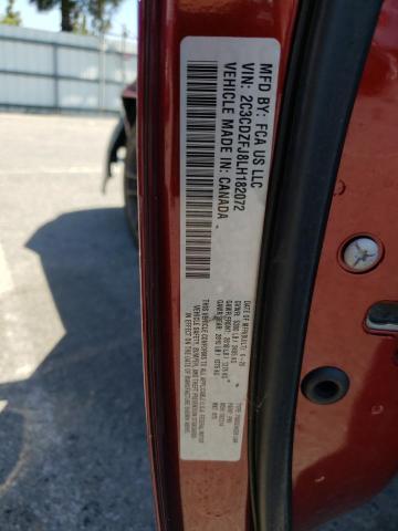 2C3CDZFJ8LH182072 - 2020 DODGE CHALLENGER R/T SCAT PACK BURGUNDY photo 13