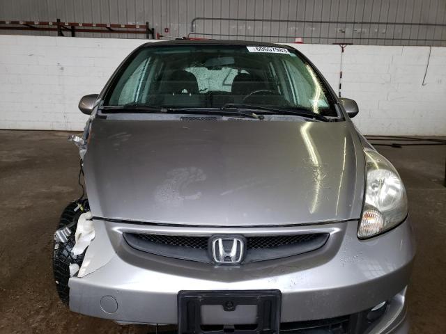 JHMGD37657S066541 - 2007 HONDA FIT S 银色 照片 5