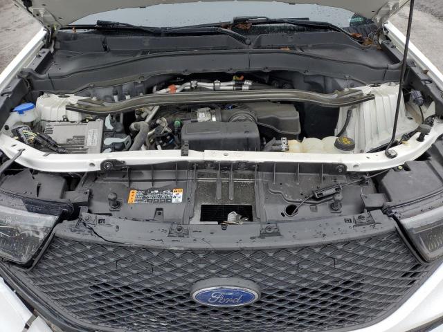 1FM5K8ABXMGA17492 - 2021 FORD EXPLORER POLICE INTERCEPTOR WHITE photo 12