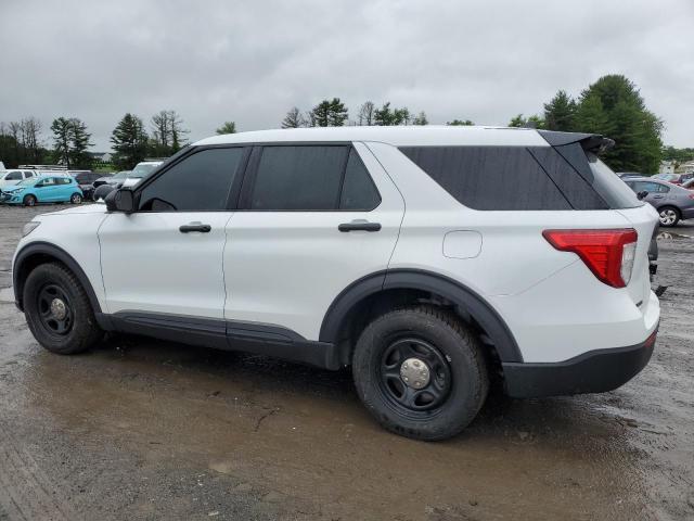 1FM5K8ABXMGA17492 - 2021 FORD EXPLORER POLICE INTERCEPTOR WHITE photo 2