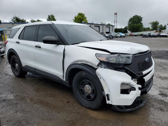 1FM5K8ABXMGA17492 - 2021 FORD EXPLORER POLICE INTERCEPTOR WHITE photo 4