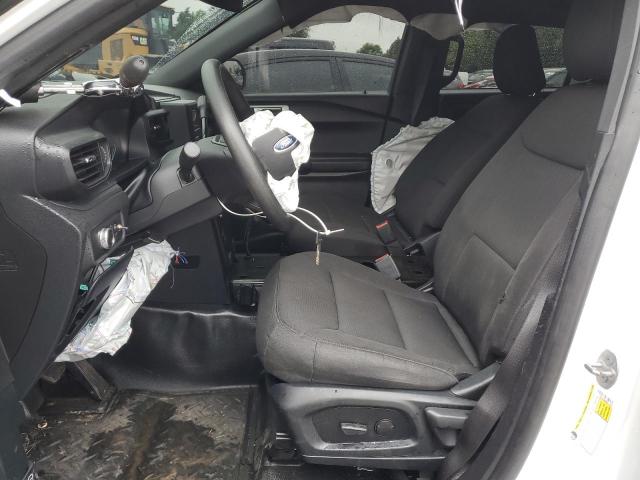 1FM5K8ABXMGA17492 - 2021 FORD EXPLORER POLICE INTERCEPTOR WHITE photo 7