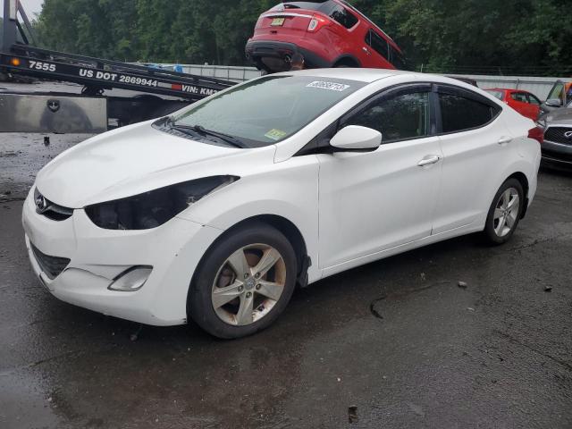 5NPDH4AE2DH170669 - 2013 HYUNDAI ELANTRA GLS WHITE photo 1