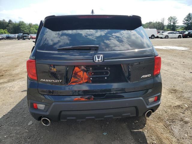 5FNYF8H58PB021500 - 2023 HONDA PASSPORT EXL შავი ფოტო 6