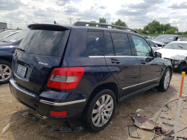 WDCGG8HB9BF592314 - 2011 MERCEDES-BENZ GLK 350 4MATIC BLUE photo 3