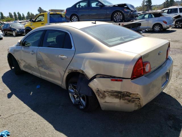 1G1ZH57B59F202615 - 2009 CHEVROLET MALIBU 1LT BEIGE photo 2