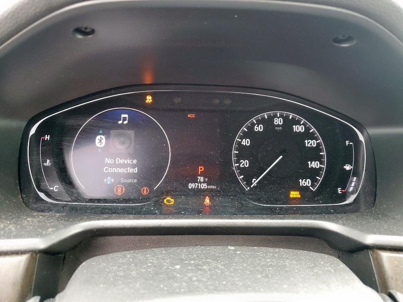 1HGCV1F41KA093785 - 2019 HONDA ACCORD EX Черный фото 9