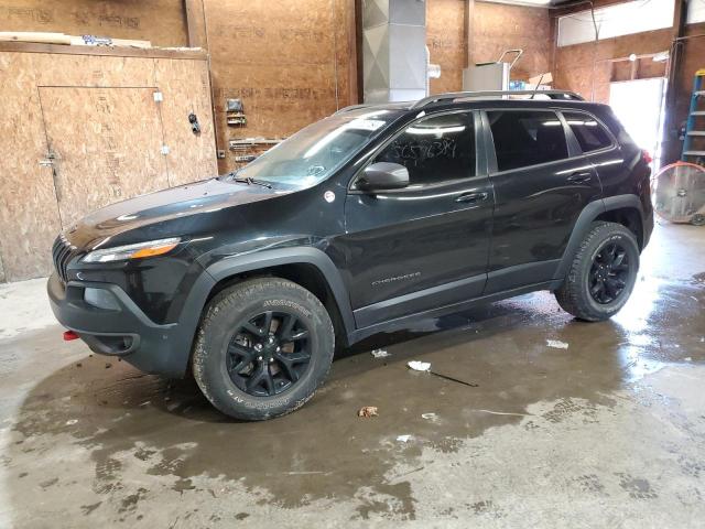 1C4PJMBS2EW237742 - 2014 JEEP CHEROKEE TRAILHAWK BLACK photo 1