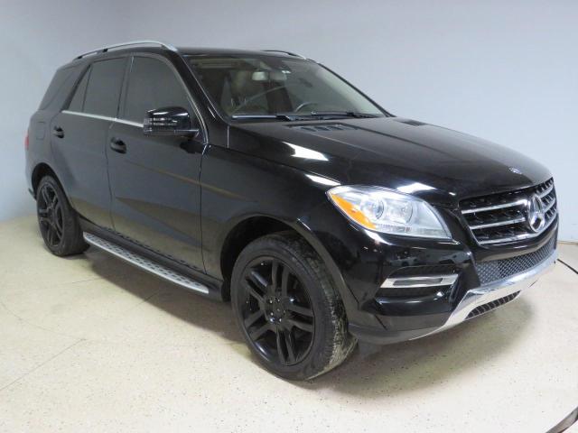 4JGDA5HBXFA460458 - 2015 MERCEDES-BENZ ML 350 4MATIC BLACK photo 1
