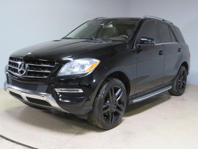 4JGDA5HBXFA460458 - 2015 MERCEDES-BENZ ML 350 4MATIC BLACK photo 2