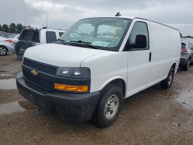 1GCWGAFG2L1119716 - 2020 CHEVROLET EXPRESS G2 WHITE photo 1