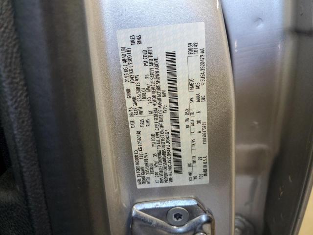 5LMCJ2C96GUJ08361 - 2016 LINCOLN MKC SELECT 银色 照片 12