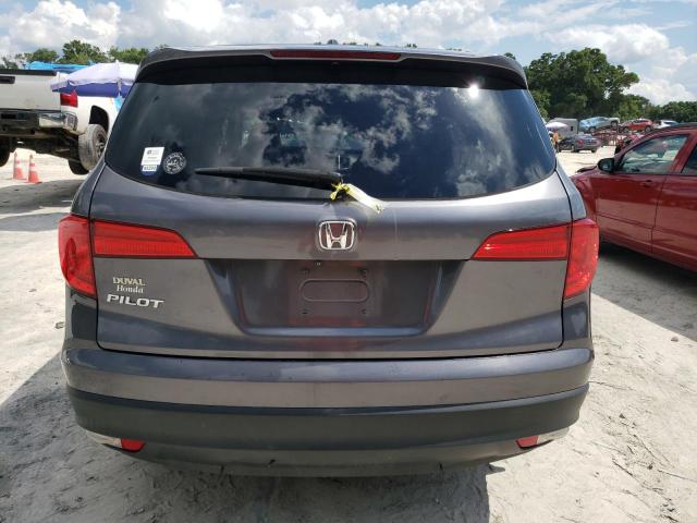 5FNYF5H3XJB026461 - 2018 HONDA PILOT EX GRAY photo 6