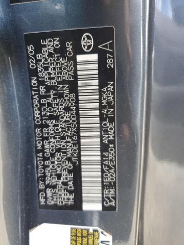 JTKDE167X50044908 - 2005 TOYOTA SCION TC 灰色 照片 12