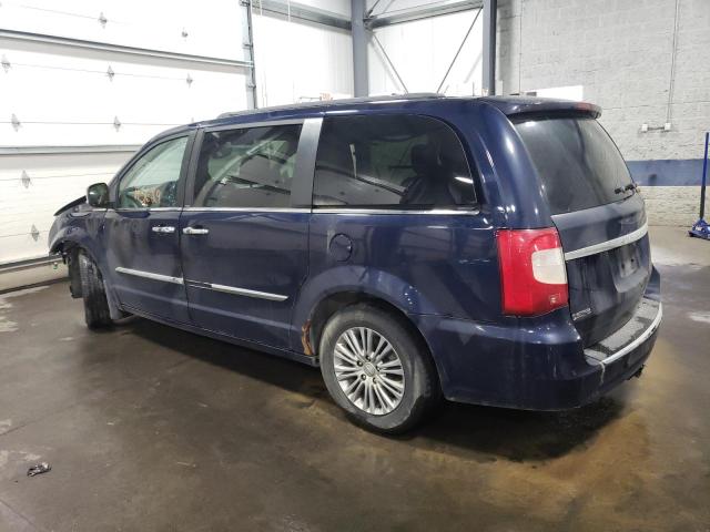 2C4RC1CG0DR588474 - 2013 CHRYSLER TOWN & COU TOURING L BLUE photo 2