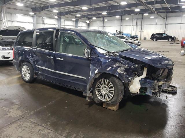 2C4RC1CG0DR588474 - 2013 CHRYSLER TOWN & COU TOURING L BLUE photo 4