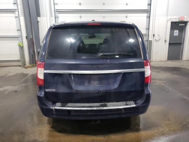 2C4RC1CG0DR588474 - 2013 CHRYSLER TOWN & COU TOURING L BLUE photo 6