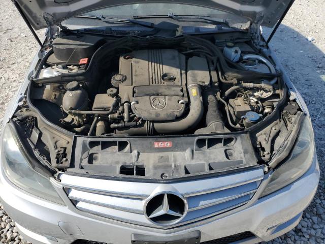 WDDGF4HBXDR247088 - 2013 MERCEDES-BENZ C 250 SILVER photo 11