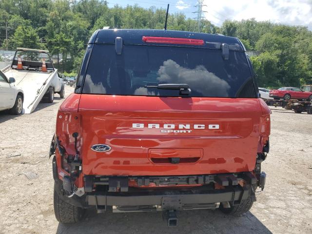 3FMCR9D97NRD70557 - 2022 FORD BRONCO SPO BADLANDS RED photo 6