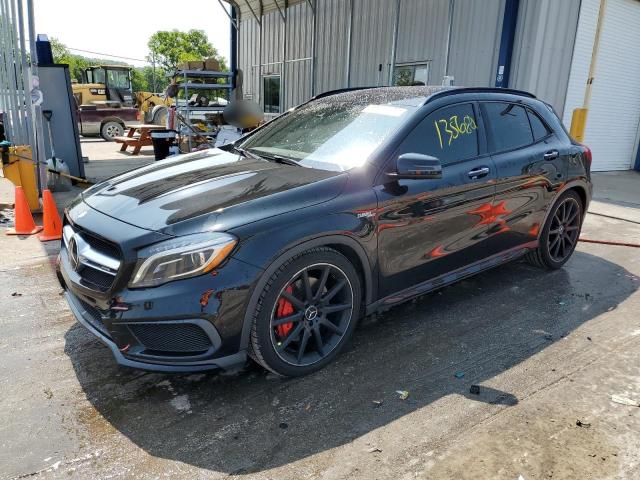 WDDTG5CB0FJ107710 - 2015 MERCEDES-BENZ GLA 45 AMG BLACK photo 1