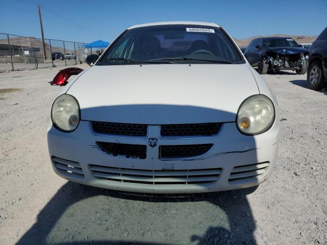 1B3ES26C64D564328 - 2004 DODGE NEON BASE WHITE photo 5