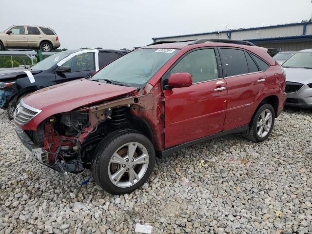 JTJHW31U482859982 - 2008 LEXUS RX 400H BURGUNDY photo 1