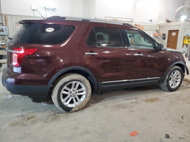 1FMHK7D83CGA08655 - 2012 FORD EXPLORER XLT MAROON photo 3