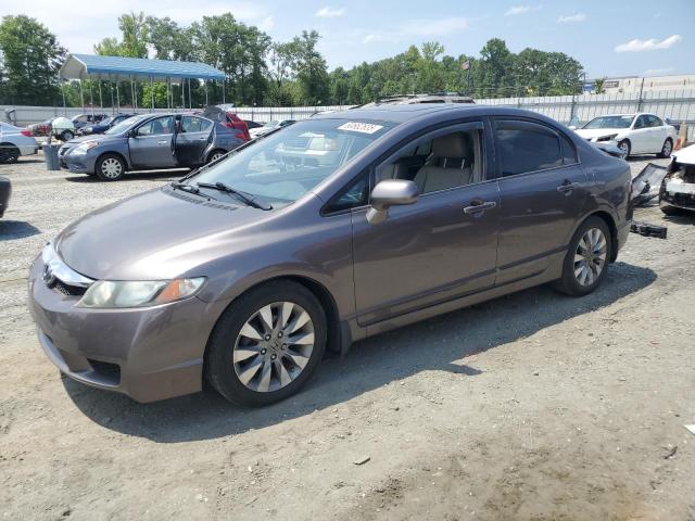 2HGFA1F95BH516521 - 2011 HONDA CIVIC EXL CHARCOAL photo 1