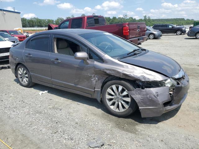 2HGFA1F95BH516521 - 2011 HONDA CIVIC EXL CHARCOAL photo 4