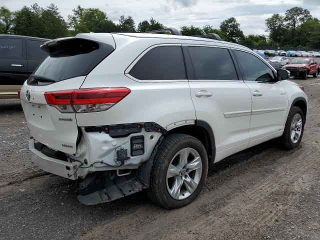 5TDDGRFH4JS040983 - 2018 TOYOTA HIGHLANDER HYBRID LIMITED WHITE photo 3