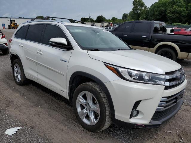 5TDDGRFH4JS040983 - 2018 TOYOTA HIGHLANDER HYBRID LIMITED WHITE photo 4