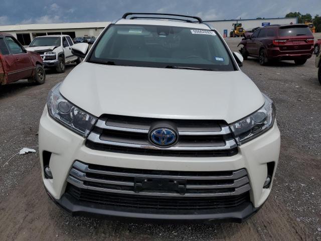 5TDDGRFH4JS040983 - 2018 TOYOTA HIGHLANDER HYBRID LIMITED WHITE photo 5