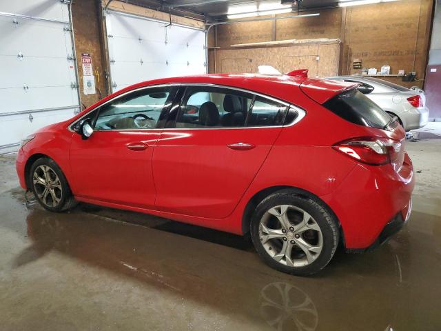 3G1BF6SM7JS642633 - 2018 CHEVROLET CRUZE PREMIER RED photo 2