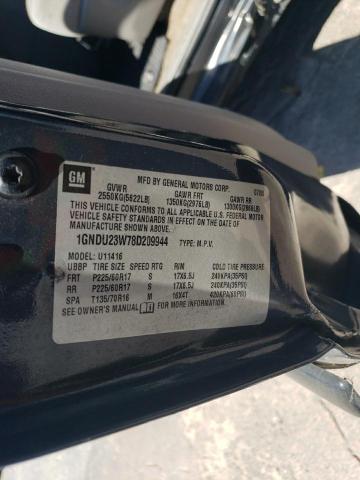 1GNDU23W78D209944 - 2008 CHEVROLET UPLANDER LS GRAY photo 13