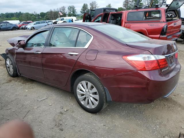 1HGCR2F80EA039556 - 2014 HONDA ACCORD EXL MAROON photo 2