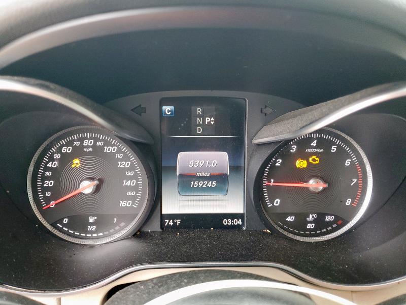 55SWF4KB4GU116858 - 2016 MERCEDES-BENZ C 300 4MATIC WHITE photo 9