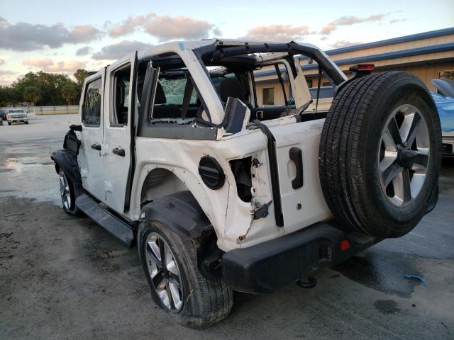 1C4HJXEN1KW564477 - 2019 JEEP WRANGLER U SAHARA WHITE photo 3