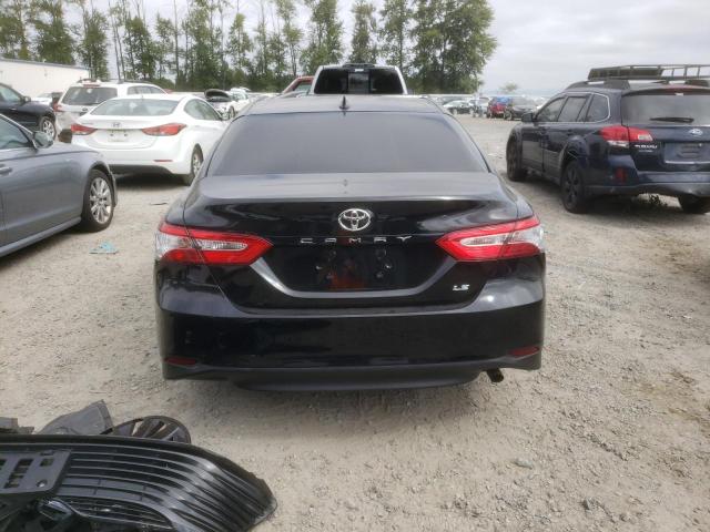 4T1B11HK5KU745447 - 2019 TOYOTA CAMRY L BLACK photo 6