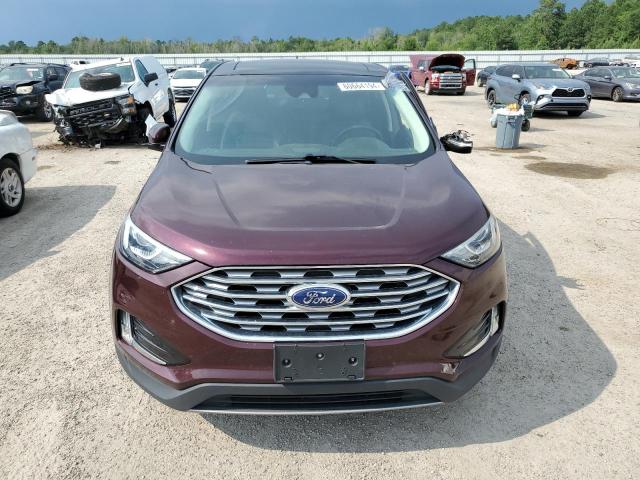 2FMPK4J91KBC14876 - 2019 FORD EDGE SEL BURGUNDY photo 5