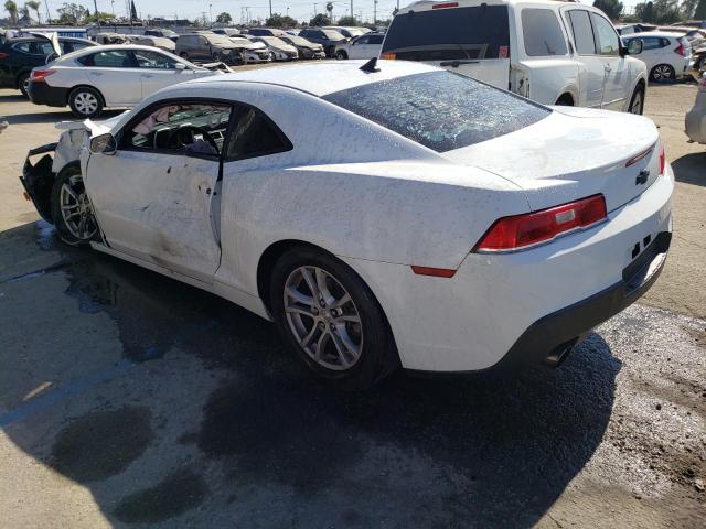 2G1FB1E39F9310961 - 2015 CHEVROLET CAMARO LS WHITE photo 2