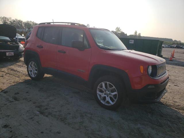 ZACCJBAB3JPJ48612 - 2018 JEEP RENEGADE SPORT RED photo 4