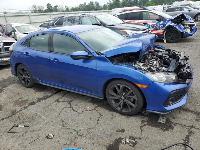 SHHFK7H44JU413660 - 2018 HONDA CIVIC SPORT 蓝色 照片 4