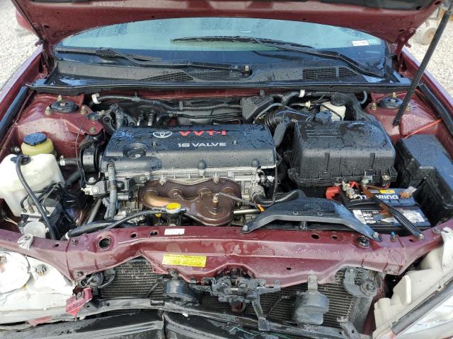 4T1BE32K45U098567 - 2005 TOYOTA CAMRY LE BURGUNDY photo 11