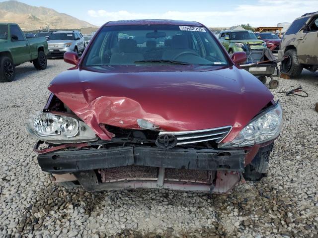 4T1BE32K45U098567 - 2005 TOYOTA CAMRY LE BURGUNDY photo 5